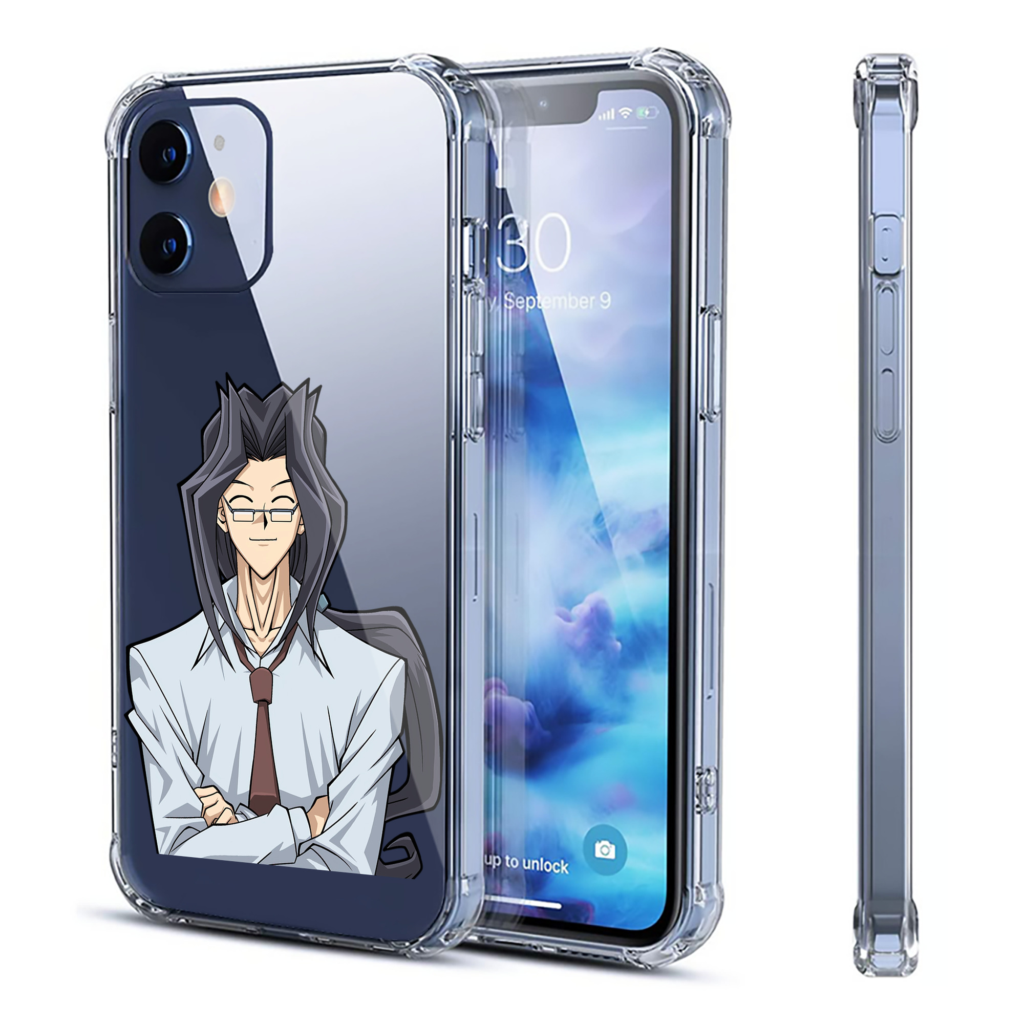 （画像用） 遊☆戯☆王 Yu-Gi-Oh! 【iPhone 12シリーズ対応】透明スマホケース（クリアソフトケース）